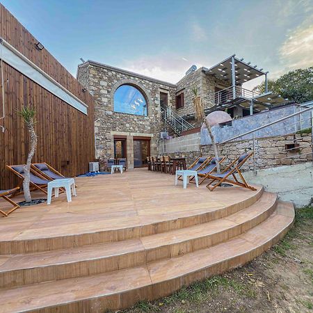 Heated Private Ozone Salt Pool, Jacuzzi, Cinema Inside & Outside, Ping Pong, Billiard, Ps5, Playground, Giant Chess, Giant Monopoly, Table Football, 3X Surround Sound - Villa Rokka Luxe Kíssamos Buitenkant foto